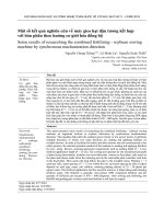 Một số kết quả nghiên cứu về máy gieo hạt đậu tương kết hợp với bón phân theo hướng cơ giới hóa đồng bộ