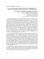 Đa dạng thành phần loài dơi (Mammalia: Chiroptera) tại khu bảo tồn thiên nhiên Hang Kia - Pà Cò, tỉnh Hoà Bình