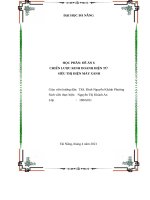 CHIẾN LƯỢC KINH DOANH ĐIỆN TỬ SIÊU THỊ ĐIỆN MÁY XANH