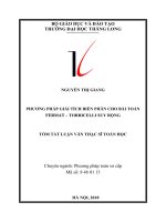 Tóm tắt luận văn Thạc sĩ Toán học: Phương pháp giải tích biến phân cho bài toán Fermat – Torricelli suy rộng