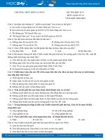 Đề thi HK1 môn Lịch sử 12 năm 2020 có đáp án Trường THPT Kiên Lương