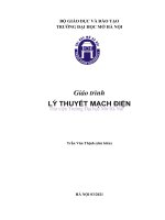 Giáo trình lý thuyết mạch điện  