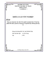 Nâng cao năng lực cho sinh viên ngành sư phạm toán về dạy học phần kiến thức quan hệ vuông góc trong hình học không gian lớp 11 