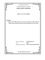Một số giải pháp nâng cao dạy học môn âm nhạc lớp 7 trường THCS lương thế vinh thành phố đà nẵng 