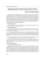 Đánh giá đa dạng tài nguyên cây thuốc tại khu bảo tồn thiên nhiên Bình Châu – Phước Bửu, Tỉnh Bà Rịa – Vũng Tàu