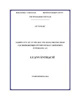 (Luận văn thạc sĩ file word) Nghiên cứu xử lý nền đất yếu bằng phương pháp cọc xi măng đất trộn ướt trên nền đất nhiễm phèn ở tỉnh Long An