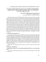 Đa dạng và biến động số lượng các loài kiến (Hymenoptera: Formicidae) ở một số sinh cảnh khác nhau tại thành phố Lạng Sơn, tỉnh Lạng Sơn