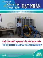 Tạp chí Thông tin khoa học và công nghệ hạt nhân: Số 56/2018