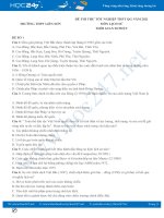 Bộ 5 đề thi thử tốt nghiệp THPT QG môn Lịch Sử 12 năm 2021 có đáp án Trường THPT Liễn Sơn