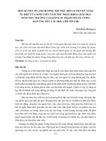 Một số yếu tố ảnh hưởng tới việc rèn luyện kỹ năng tự học của sinh viên năm thứ nhất khoa Giáo dục mầm non trường Cao đẳng Sư phạm Trung ương đáp ứng yêu cầu học chế tín chỉ