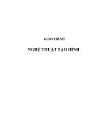 Giáo trình Nghệ thuật tạo hình: Phần 1