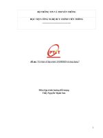 Tiểu luận môn Lập trình hướng đối tượng: Cơ bản về lập trình ANDROID và ứng dụng