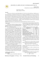 Ảnh hưởng của thông số cuộn vải tới độ hao hụt trải vải