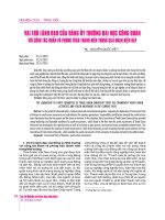 Vai trò lãnh đạo của Đảng ủy trường Đại học Công đoàn với công tác Đoàn và phong trào thanh niên trong giai đoạn hiện nay