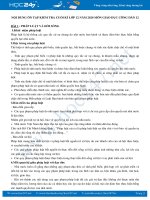 Nội dung kiểm tra cuối học kì năm 2020 môn GDCD lớp 12