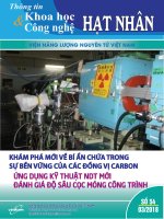 Tạp chí Thông tin khoa học và công nghệ hạt nhân: Số 54/2018