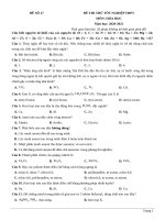 đề thi thử TN THPT 2021   môn hóa học   nhóm GV MGB   đề 17   file word có lời giải chi tiết