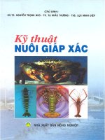 Giáo trình kỹ thuật nuôi giáp xác 1