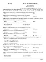 22  đề thi thử TN THPT 2021   môn hóa học   nhóm GV MGB   đề 22   file word có lời giải chi tiết