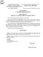 Chương trình đào tạo trình độ cao đẳng nghề Vận hành sửa chữa máy tàu thủy - Trường CĐN GTVT Đường Thuỷ 1