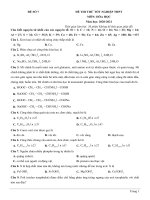 đề thi thử TN THPT 2021   môn hóa học   nhóm GV MGB   đề 7   file word có lời giải chi tiết