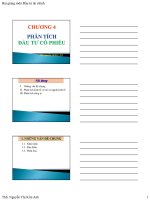 Bài giảng môn Đầu tư tài chính: Chương 4 - ThS. Nguyễn Thị Kim Anh