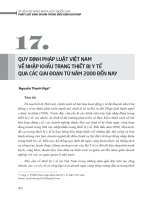 Quy định pháp luật Việt Nam về nhập khẩu trang thiết bị y tế qua các giai đoạn từ năm 2000 đến nay