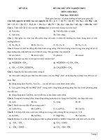 đề thi thử TN THPT 2021   môn hóa học   nhóm GV MGB   đề 11   file word có lời giải chi tiết