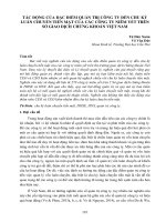 Tác động của đặc điểm quản trị công ty đến chu kỳ luân chuyển tiền mặt của các công ty niêm yết trên sở giao dịch chứng khoán Việt Nam