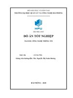 Tìm hiểu ngôn ngữ lập trình Python, viết chương trình thử nghiệm dự báo sự biến động của giá chứng khoán (Khóa luận tốt nghiệp)