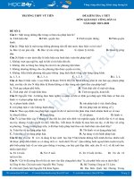 Bộ 4 đề kiểm tra 1 tiết năm 2020 môn GDCD lớp 12 Trường THPT Vũ Tiên