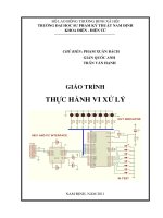 Giáo trình Thực hành vi xử lý - ĐH Sư Phạm Kỹ Thuật Nam Định