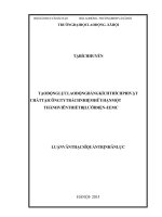 Luận văn thạc sĩ quản trị nhân lực (FULL) tạo động lực lao động bằng kích thích phi vật chất tại công ty TNHH MTV thiết bị lưới điện – EEMC 