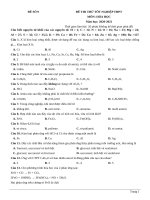đề thi thử TN THPT 2021   môn hóa học   nhóm GV MGB   đề 9   file word có lời giải chi tiết