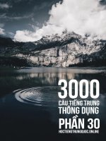 3000 câu đàm thoại tiếng Trung - Phần 30