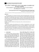 Đo lường và kiểm soát năng lượng điện cảm trên ô tô sử dụng labview