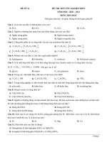 đề thi thử TN THPT 2021   môn hóa   penbook   đề số 11   file word có lời giải