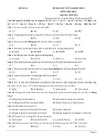 đề thi thử TN THPT 2021   môn hóa học   nhóm GV MGB   đề 16   file word có lời giải chi tiết
