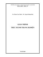 Giáo trình Thực hành trang bị điện - ĐH Sư Phạm Kỹ Thuật Nam Định
