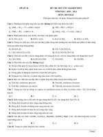 đề thi thử TN THPT 2021   môn hóa   penbook   đề số 20   file word có lời giải