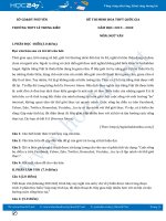 Đề thi minh hoạ THPT QG năm 2020 môn Ngữ Văn - Trường THPT Lê Trung Kiên ( Đề số 5 )