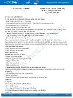 Đề cương ôn tập giữa HK2 năm 2020 môn GDCD lớp 12 Trường THPT Yên Hòa