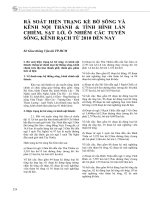 Rà soát hiện trạng kè bờ sông và kênh nội thành & tình hình lấn chiếm, sạt lở, ô nhiễm các tuyến sông, kênh rạch từ 2010 đến nay