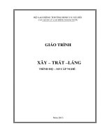 Giáo trình Vật liệu xây dựng - Cục Quản lý Lao động ngoài nước