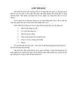 Giáo trình Excel nâng cao - Trường CĐN Đà Lạt