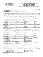 đề 21 đến 30 phát triển đề minh họa môn Hóa 2021 chuẩn cấu trúc file word có lời giải