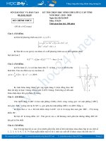 Đề thi HSG môn Toán 12 năm học 2019 - 2020 có đáp án Sở GD & ĐT Quảng Ngãi