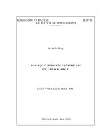 Sàng lọc in silico các chất chủ vận thụ thể dopamin d2 