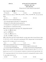 đề thi thử TN THPT 2021   môn hóa   penbook   đề số 13   file word có lời giải