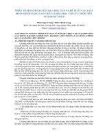 Phân tích đánh giá kết quả học tập và đề xuất các giải pháp nhằm nâng cao chất lượng học tập của sinh viên ngành Kế toán
